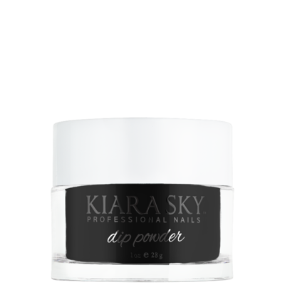 Kiara Sky - Dip Powder - Black To Black 1 oz - #D435 - Premier Nail Supply