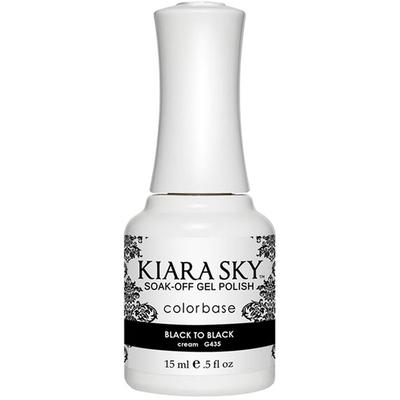 Kiara Sky Gelcolor - Black To Black 0.5 oz - #G435 - Premier Nail Supply