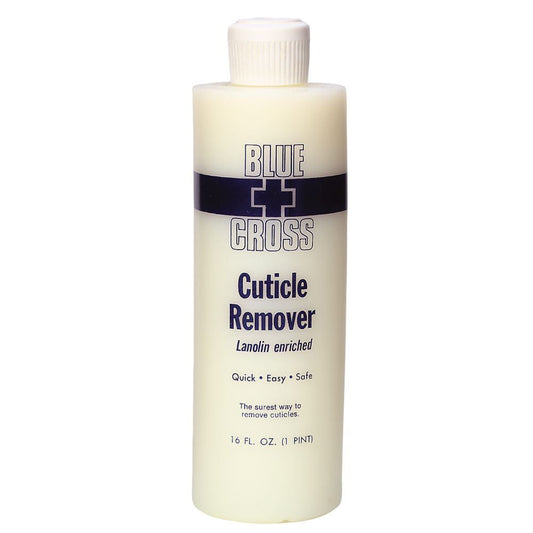 Blue Cross Cuticle Remover Lanolin Enriched 16 oz - Premier Nail Supply