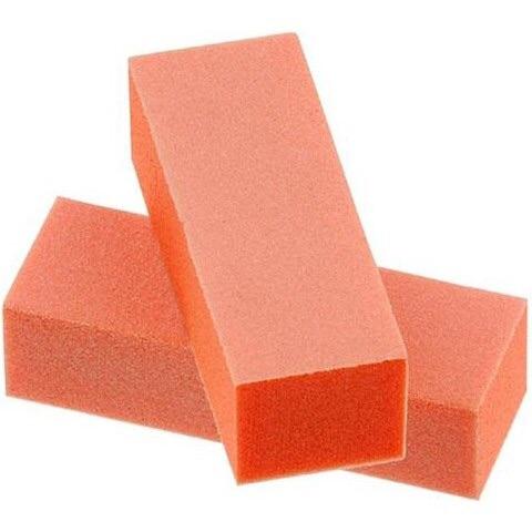 Three way buffer 80/80 Orange/White 500pc/box. - Premier Nail Supply