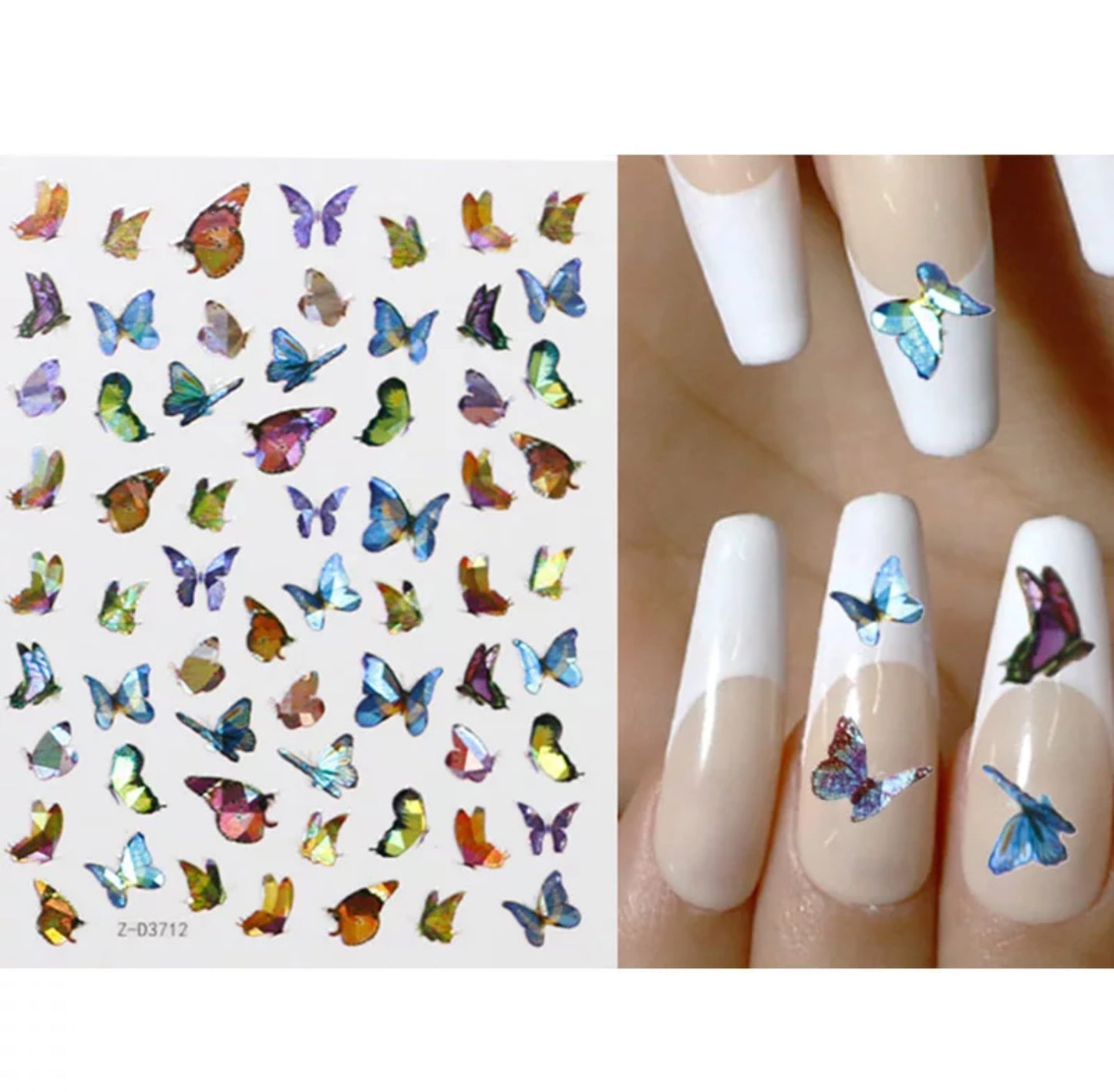 Holographic Butterfly Z-D3712 - Premier Nail Supply