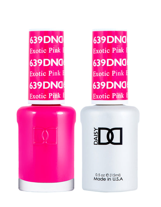 DND  Gelcolor - Exotic Pink 0.5 oz - #DD639 - Premier Nail Supply