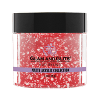 Glam & Glits Matte Acrylic Powder Candy Cane 1oz - MAT613 - Premier Nail Supply