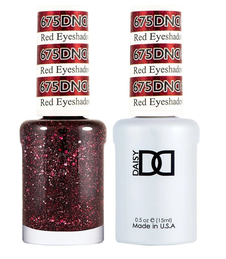 DND Gelcolor - Red Eyeshadow 0.5 oz - #DD675 - Premier Nail Supply