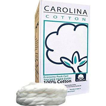 Carolina Small Box Expand-A-Coil 3 lbs 100 % Cotton - Premier Nail Supply