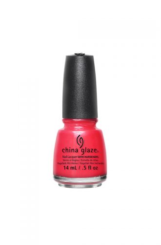 China Glaze Nail Lacquer - I Brake For Colour (Bright Red/Pink Crème) 0.5 oz - #82388 - Premier Nail Supply