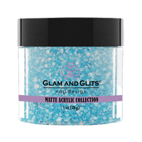 Glam & Glits Matte Acrylic Powder Caribbean Coconut 1oz - MAT615 - Premier Nail Supply