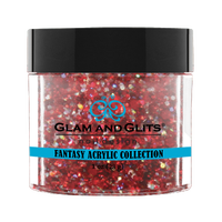 Glam & Glits - Fantasy Acrylic - Red Cherry 1oz - FAC528 - Premier Nail Supply