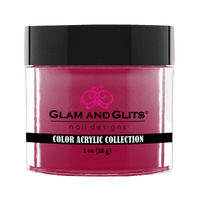 Glam & Glits Color Acrylic (Cream) Ruby 1 oz - CAC300 - Premier Nail Supply