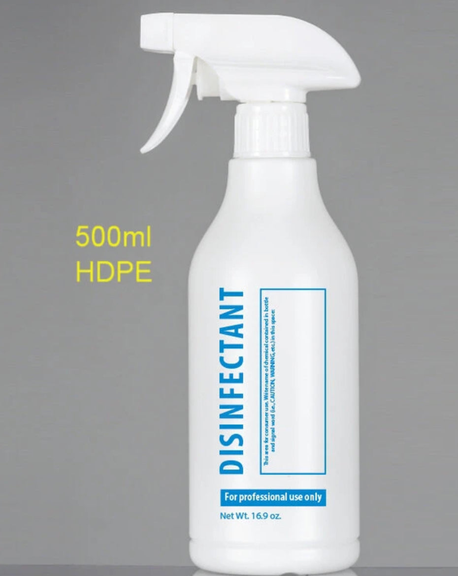 Empty Disinfectant Bottle 16.9 oz - Premier Nail Supply