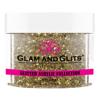 Glam & Glits - Glitter Acrylic Powder - Chartreuse 2oz - GAC11 - Premier Nail Supply