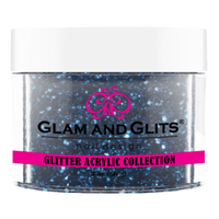 Glam & Glits - Glitter Acrylic Powder - Western Blue 2oz - GAC01 - Premier Nail Supply