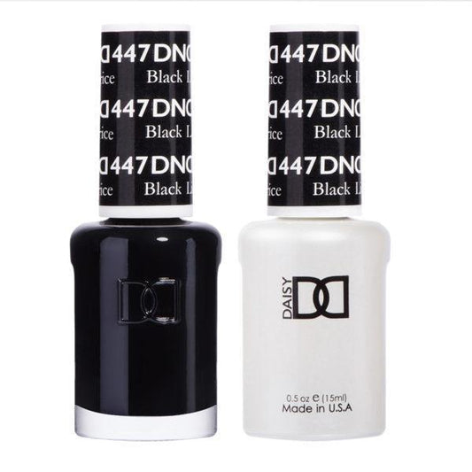 DND  Gelcolor - Black Licorice 0.5 oz - #DD447 - Premier Nail Supply
