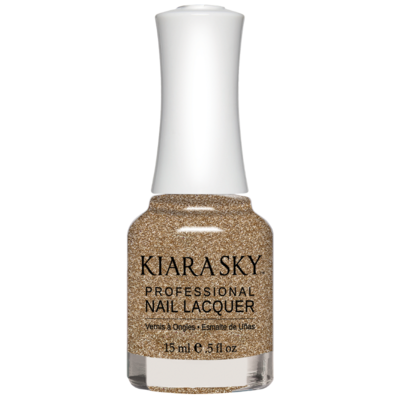 Kiara Sky All in one Nail Lacquer - Dripping In Gold 0.5 oz - #N5017 -Premier Nail Supply