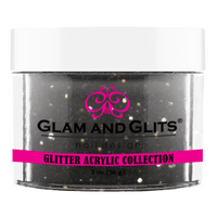 Glam & Glits - Glitter Acrylic Powder - Black 2oz - GAC35 - Premier Nail Supply