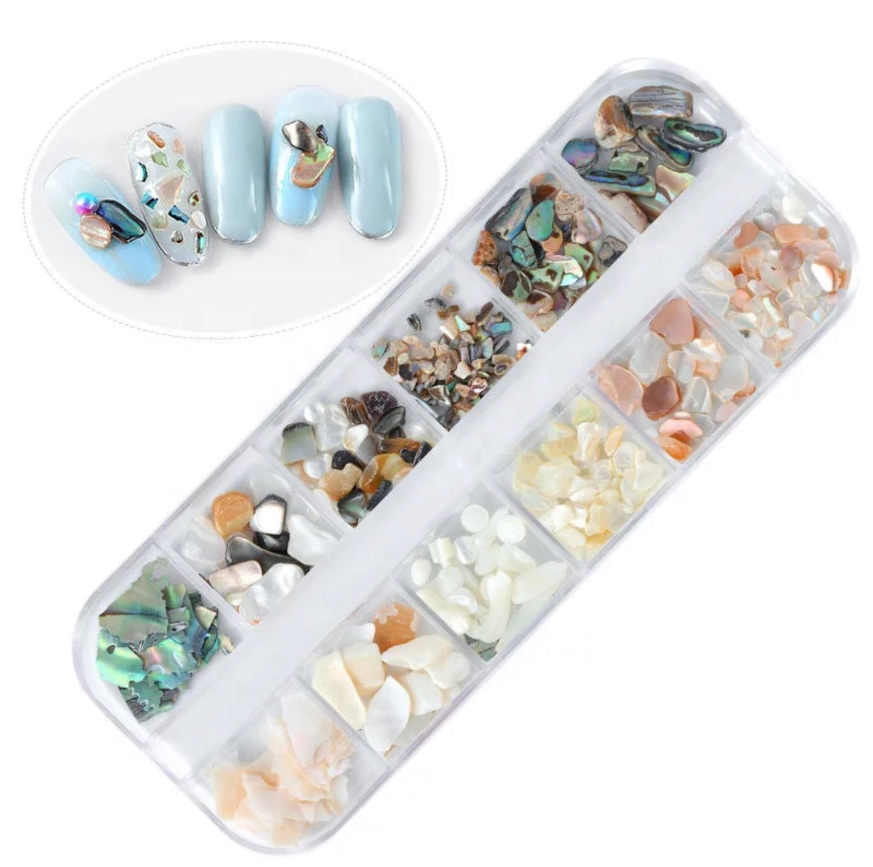 Fashion Seashells Jewelry 3D Charms Nail Art Design HB - Premier Nail Supply