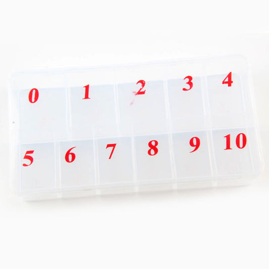 Empty Plastic Box For Nail Tips - #M14 - Premier Nail Supply