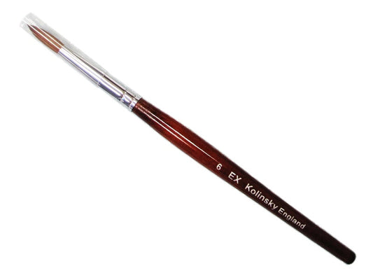 Ex Acrylic Nail Brush Kolinsky Size 06 - #BEXS6 - Premier Nail Supply