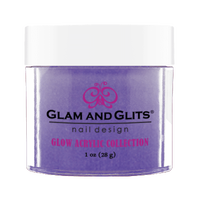 Glam & Glits - GLow Acrylic - Ultra Violet 1 oz - GL2023 - Premier Nail Supply