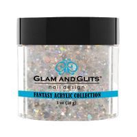 Glam & Glits - Fantasy Acrylic - Platinum Pearl 1oz - FAC543 - Premier Nail Supply