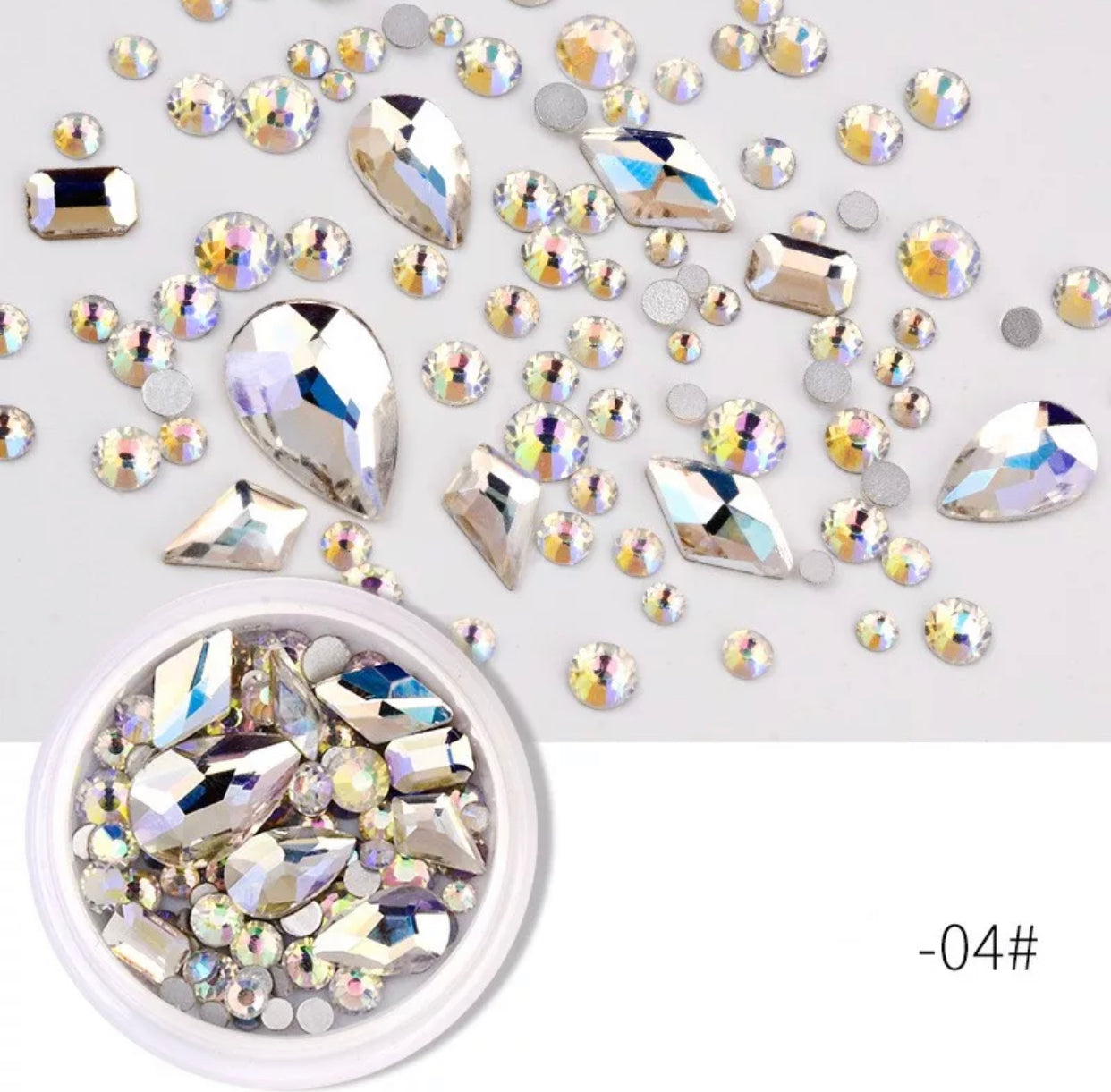 Big Teardrop Rhinestone - Premier Nail Supply