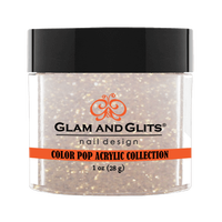 Glam & Glits Color Pop Acrylic (Shimmer) White Sand 1 oz - CPA372 - Premier Nail Supply
