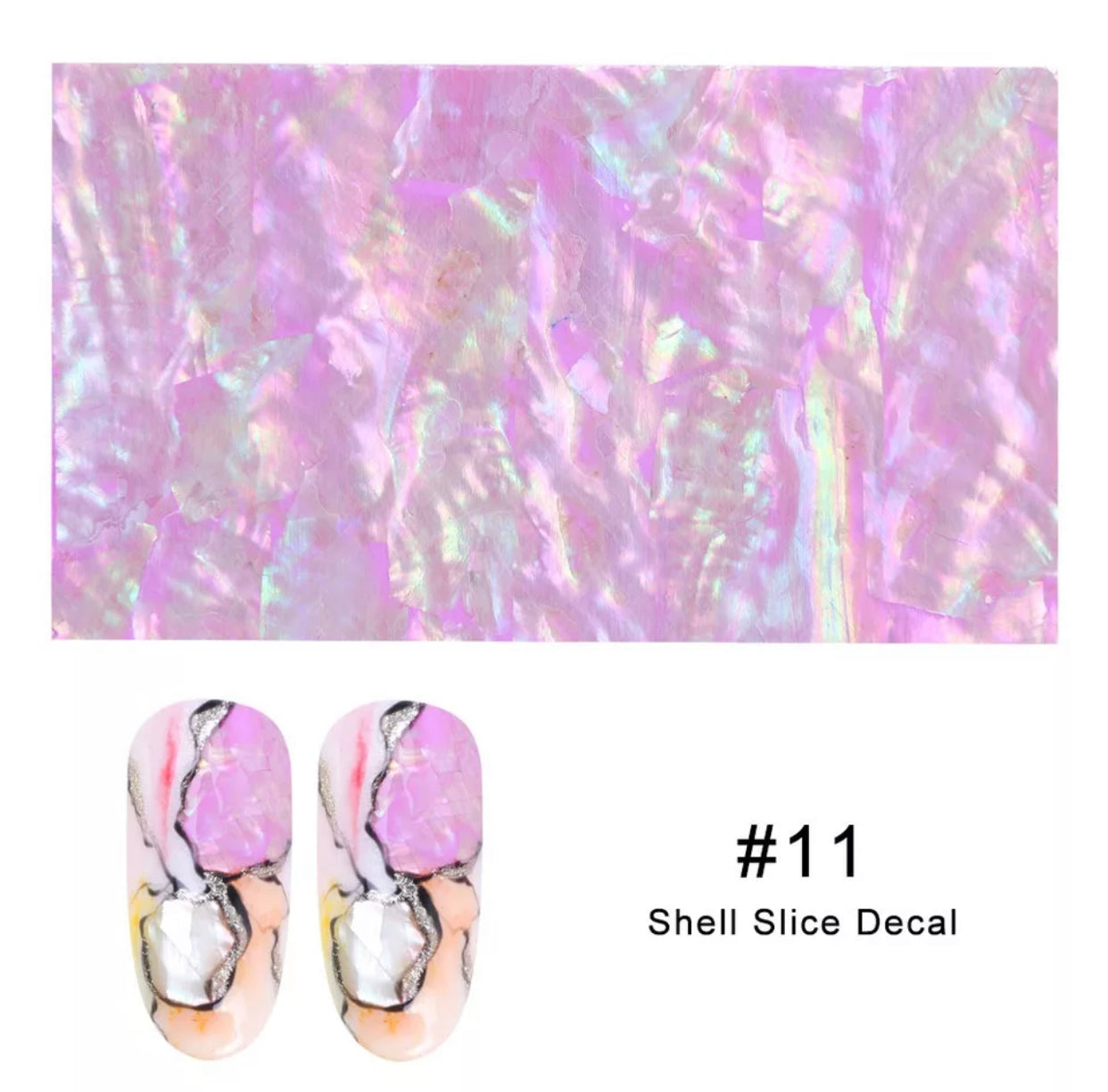 Light Pink Mable Seashell - Individual Pack #11 - Premier Nail Supply