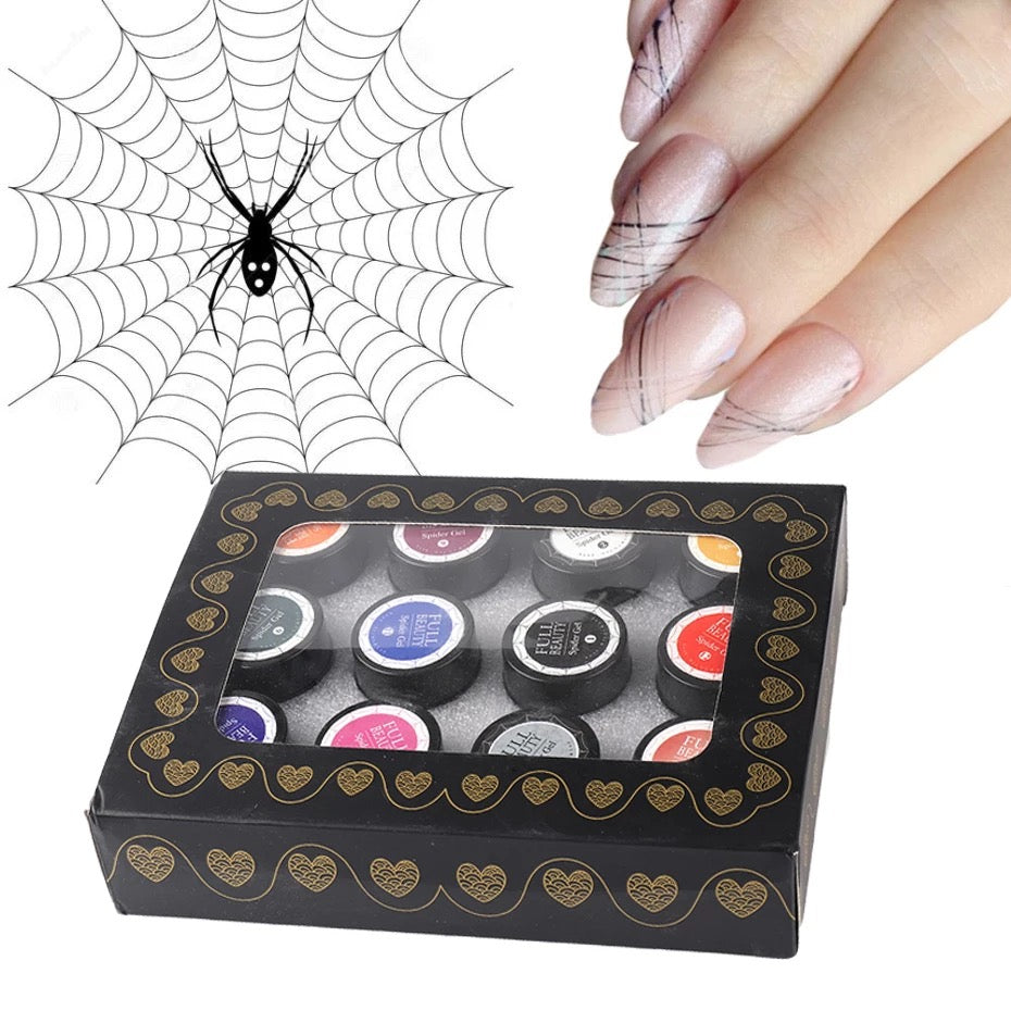 Spider Gel 12 Colors/Set - Premier Nail Supply