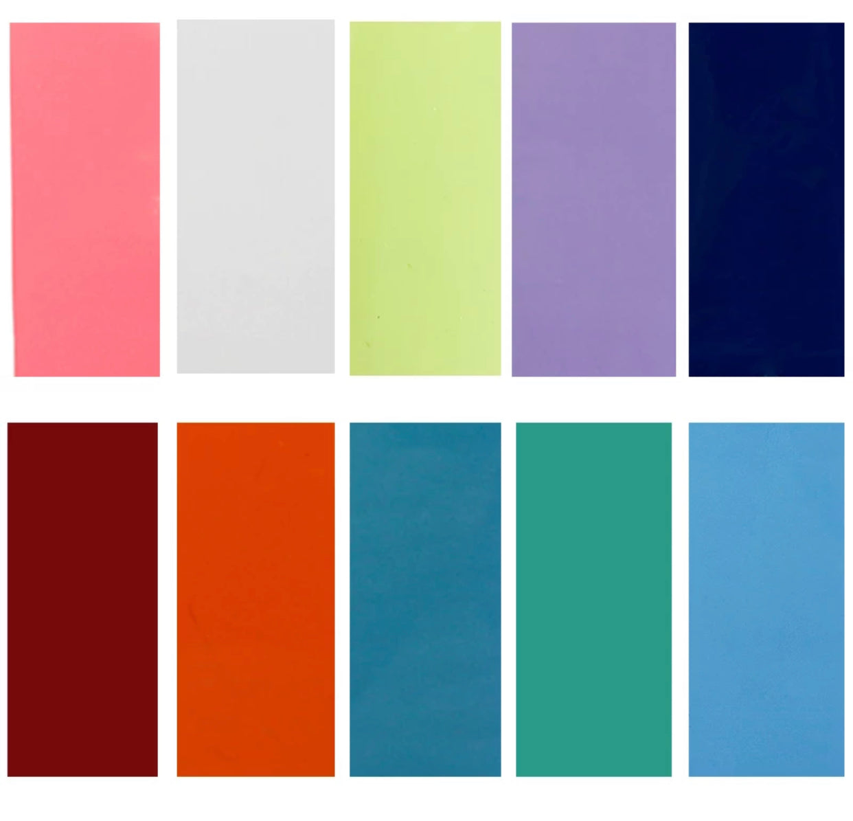 Transfer Foil 10 Colors In 1 Set - M63 - Premier Nail Supply