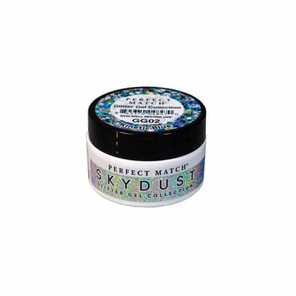 Perfect Match Perfect Match Sky Dust Gel Polish - Kinetic Blue 0.5 oz - #GG02