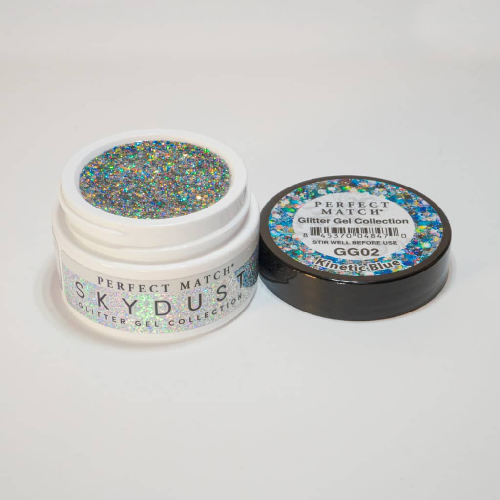 Perfect Match Glitter Gel - Kinetic Blue - #GG02 - Premier Nail Supply