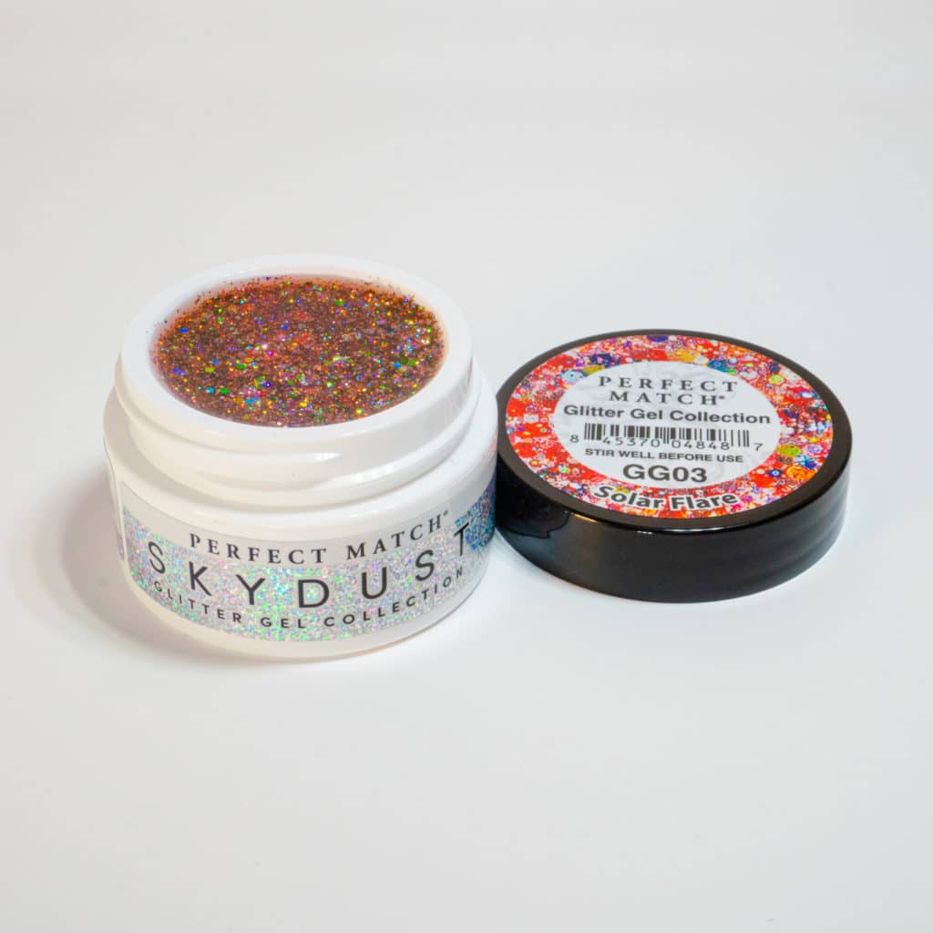 Perfect Match Glitter Gel - Solar Flare - #GG03 - Premier Nail Supply