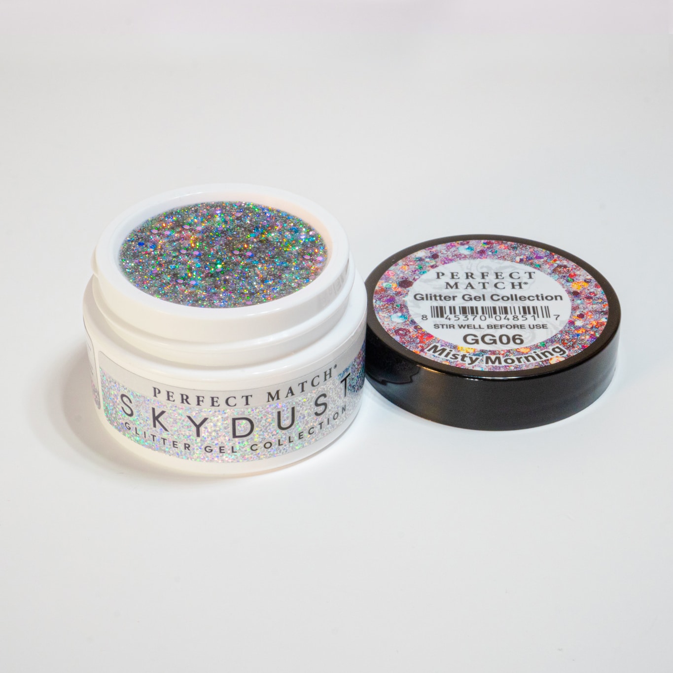Perfect Match Glitter Gel - Misty Morning - #GG06 - Premier Nail Supply