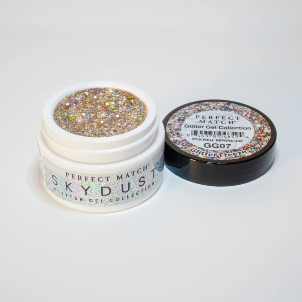 Lechat Perfect Match Glitter Gel SkyDust Glitter Freeze - #GG07 - Premier Nail Supply