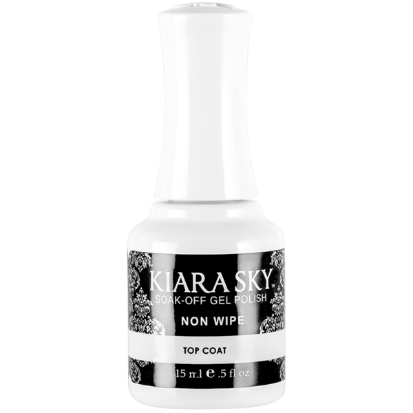 Kiara Sky Soak Off Gel Non Wipe Top coat - Premier Nail Supply
