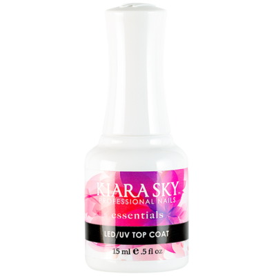 Kiara Sky - Essential LED/UV Top Coat No Wipe 0.5 oz - Premier Nail Supply