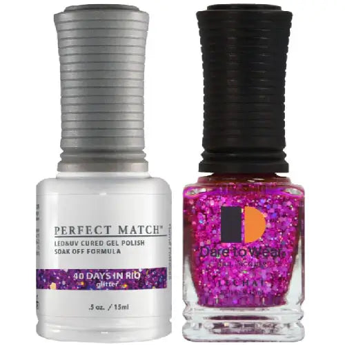 LeChat Perfect Match Gel Polish & Nail Lacquer - 40 Days In Rio 0.5 oz - #PMS85 - Premier Nail Supply