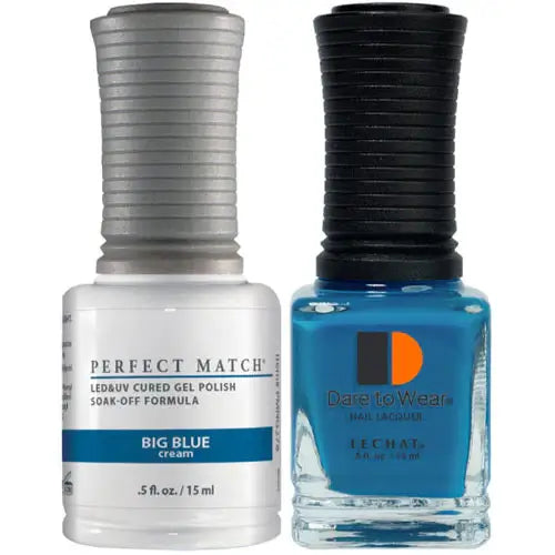 LeChat Perfect Match Gel Polish & Nail Lacquer  - Big Blue 0.5oz - #PMS278 - Premier Nail Supply