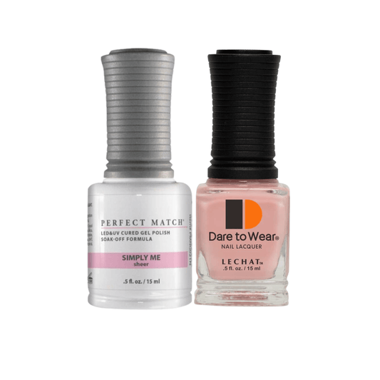 LeChat Perfect Match Gel Polish & Nail Lacquer - Simply Me 0.5oz - #PMS021N - Premier Nail Supply