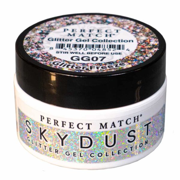 Lechat Perfect Match Glitter Gel SkyDust Glitter Freeze - #GG07 - Premier Nail Supply