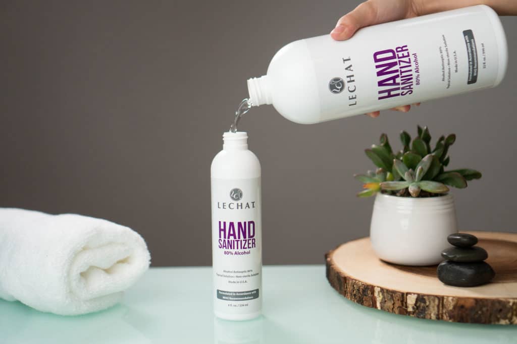 Lechat - Hand Sanitizer 32 oz - #LCHS32E - Premier Nail Supply