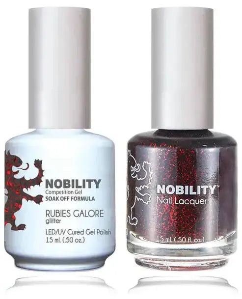 Lechat Nobility Gel Polish & Nail Lacquer - Rubies Galore 0.5 oz - #NBCS114 - Premier Nail Supply