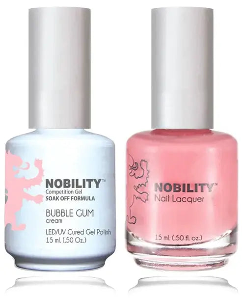 Lechat Nobility Gel Polish & Nail Lacquer - Bubble Gum 0.5 oz - #NBCS134 - Premier Nail Supply