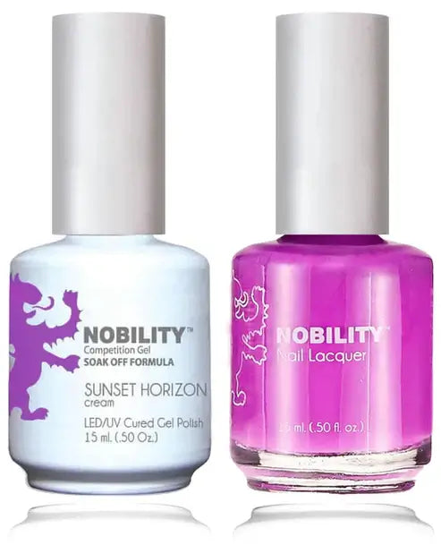 Lechat Nobility Gel Polish & Nail Lacquer - Sunset Horizon 0.5 oz - #NBCS120 - Premier Nail Supply
