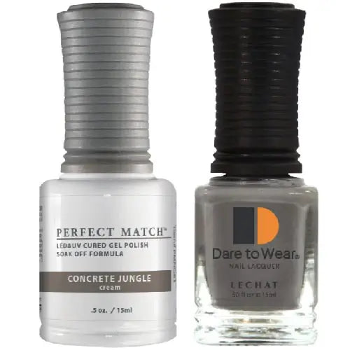 Lechat Perfect Match Gel Polish & Nail Lacquer - Concrete Jungle 0.5 oz - #PMS61 - Premier Nail Supply