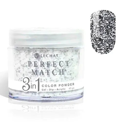 Lechat Perfect Match Dip Powder - Black Tie Affair 1.48 oz - #PMDP138 - Premier Nail Supply