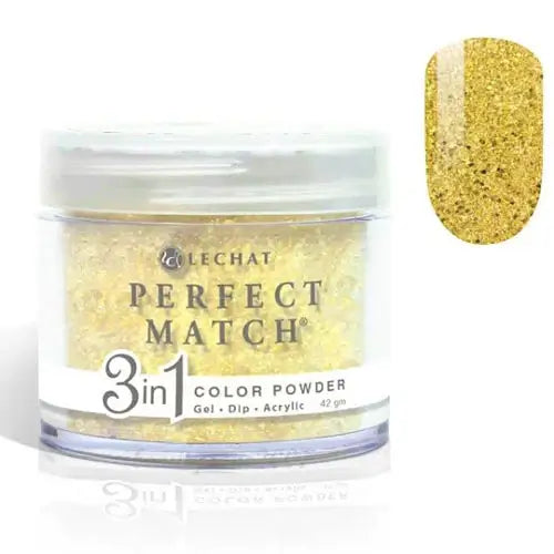 Lechat Perfect Match Dip Powder - Golden Bliss 1.48 oz - #PMDP135 - Premier Nail Supply