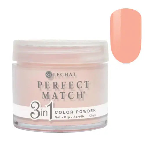 Lechat Perfect Match Dip Powder - Peach Charming 1.48 oz - #PMDP169 - Premier Nail Supply