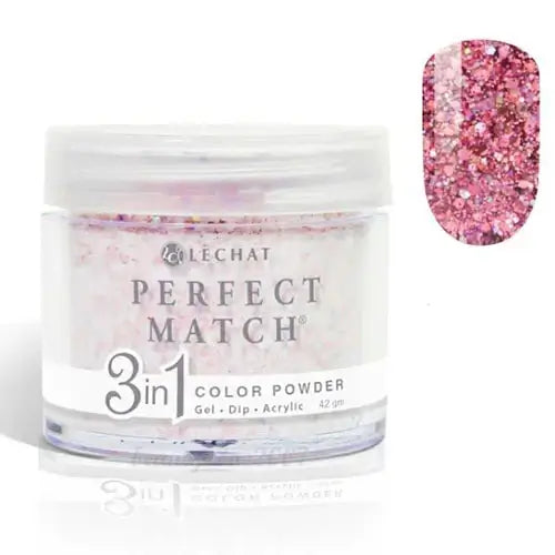 Lechat Perfect Match Dip Powder - Techno Pink Beat 1.48 oz - #PMDP058 - Premier Nail Supply