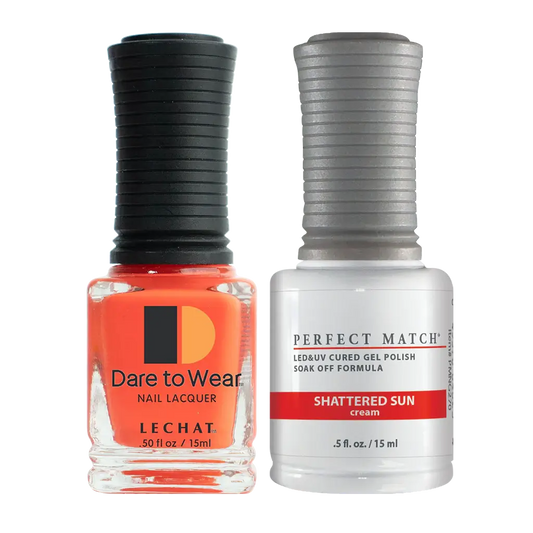 Lechat Perfect Match Gel Polish & Nail Lacquer - Shattered Sun 0.5 oz - #PMS270 - Premier Nail Supply